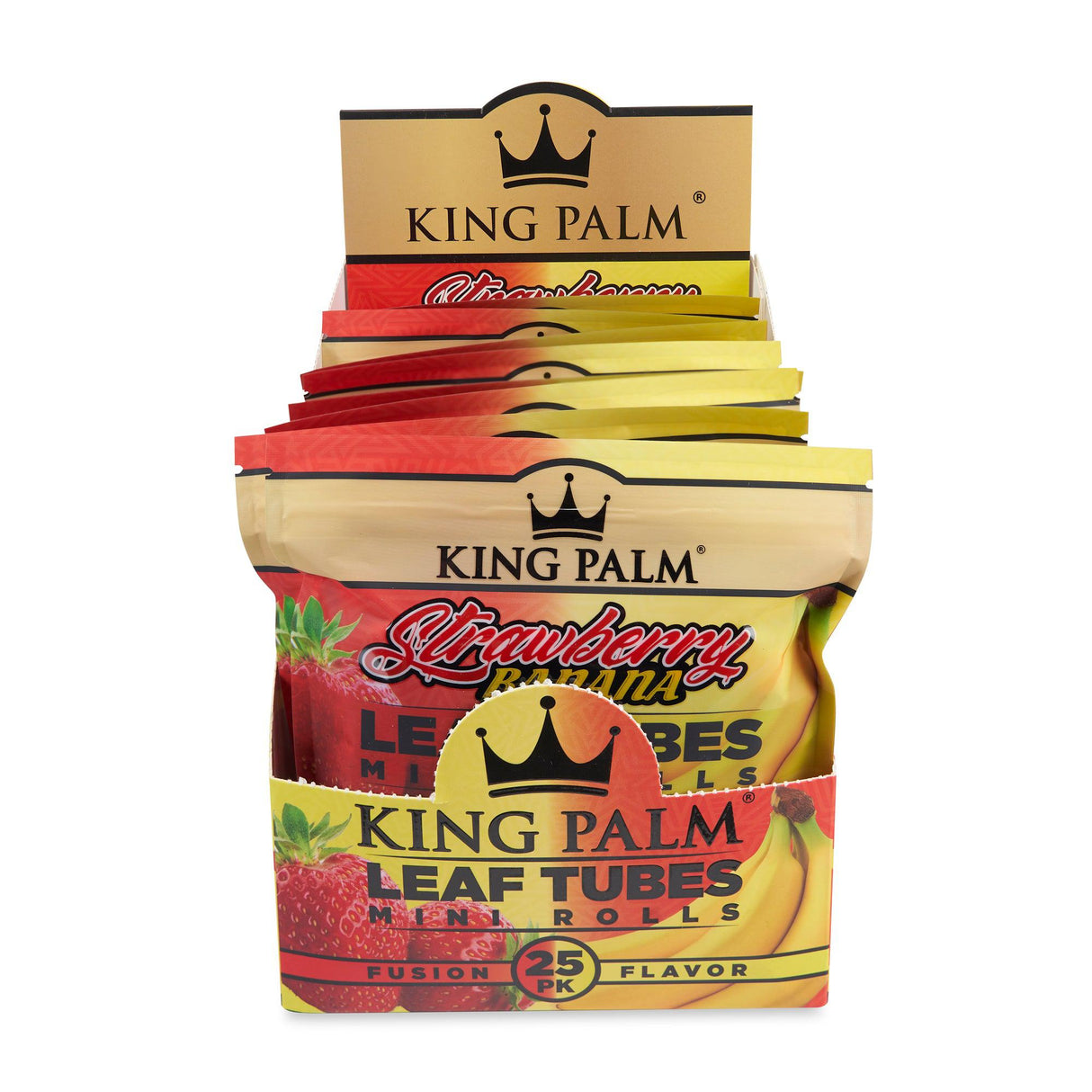 King Palm 25pk Mini Flavor Leaf Tubes – 8ct Display