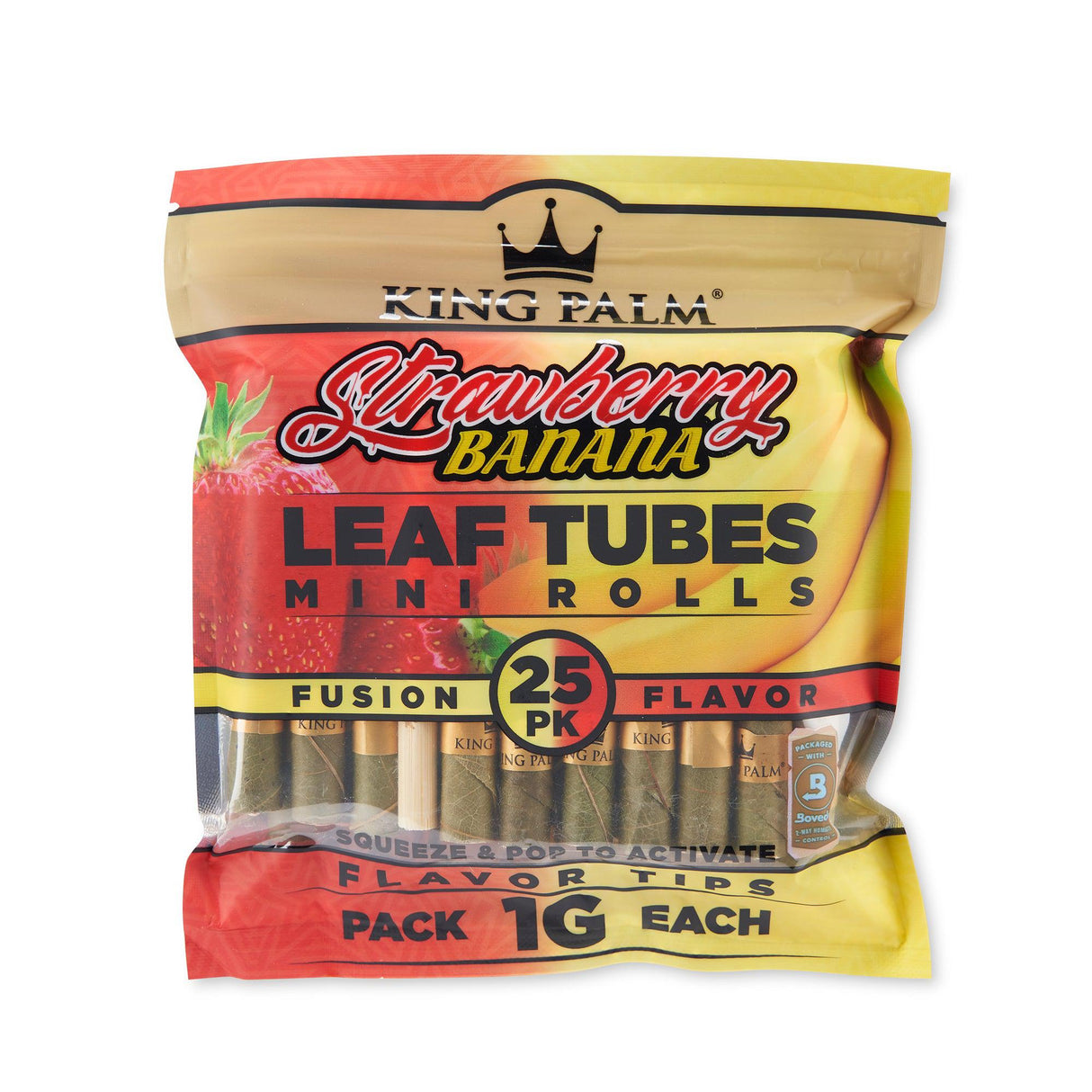 King Palm 25pk Mini Flavor Leaf Tubes – 8ct Display