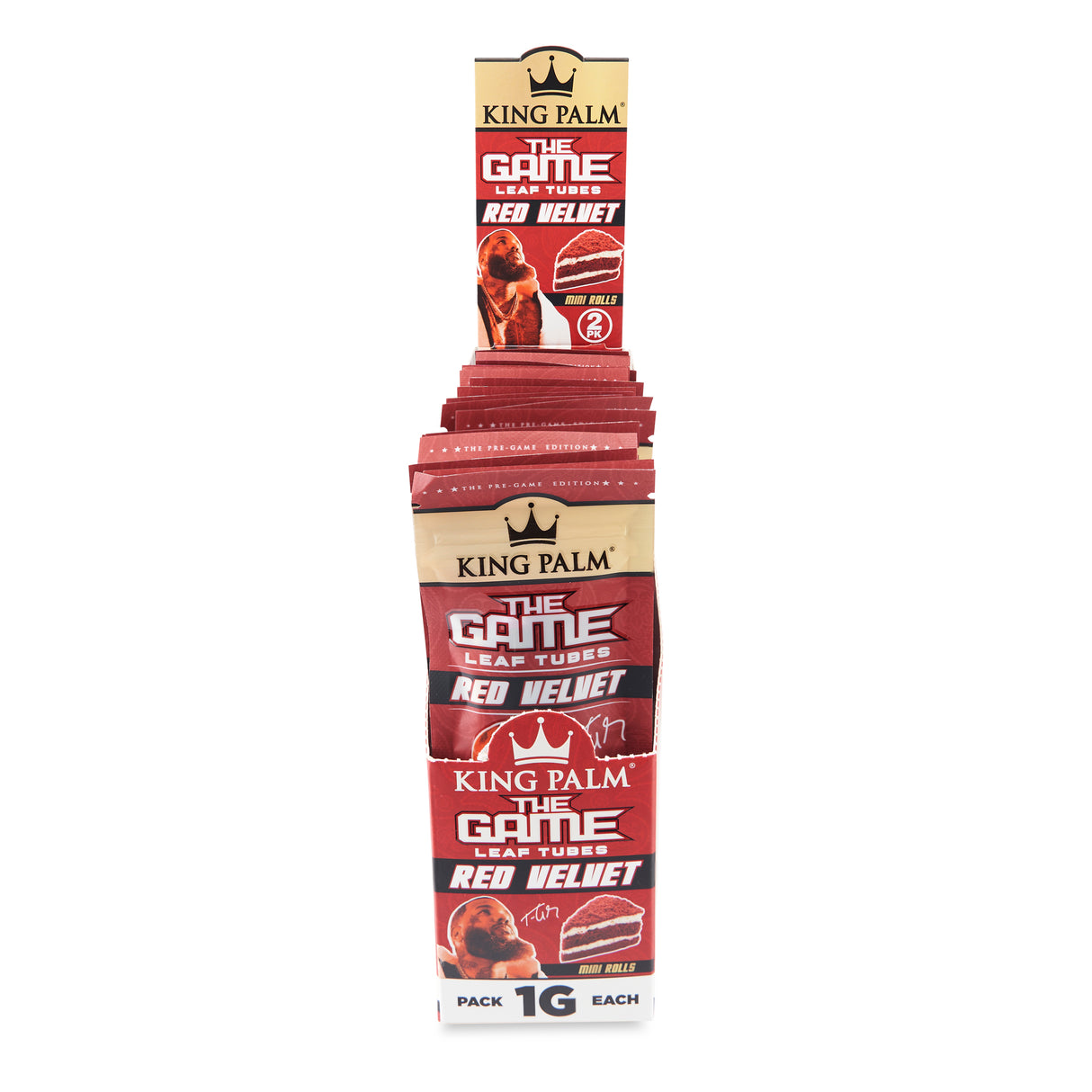 King Palm x The Game 2pk Flavored Mini Leaf Tubes 20ct – Red Velvet