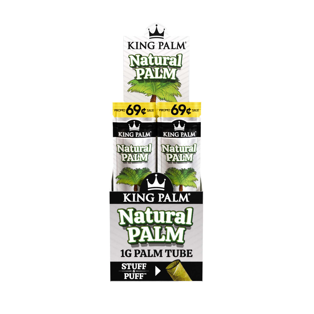 King Palm Flavored Mini 1pk Leaf Tubes – Pre-Priced $0.69 - 30ct