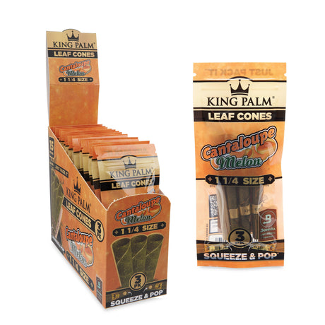 King Palm Flavored 3pk Leaf Cones 15ct Display – 1 ¼ Size