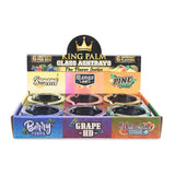 King Palm Glass Ashtray 6ct Display – Flavor Series