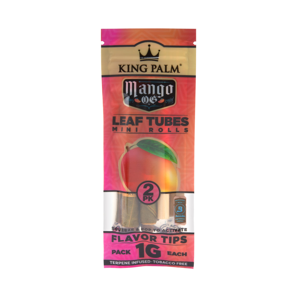 King Palm Mini Flavored 2pk Leaf Tubes - 20ct