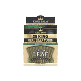 Front view of the King Palm bulk 25pk king size 2g leaf tubes 4ct display