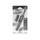 Front view of the panther black Ooze Hot Spoon extract tool in the packaging