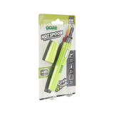 Angled view of a Neon Lemon Ooze Hot Spoon in original packaging