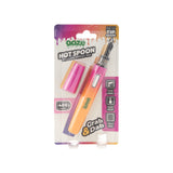 Front view of a Sunset Ooze Hot Spoon in original packaging on a white background