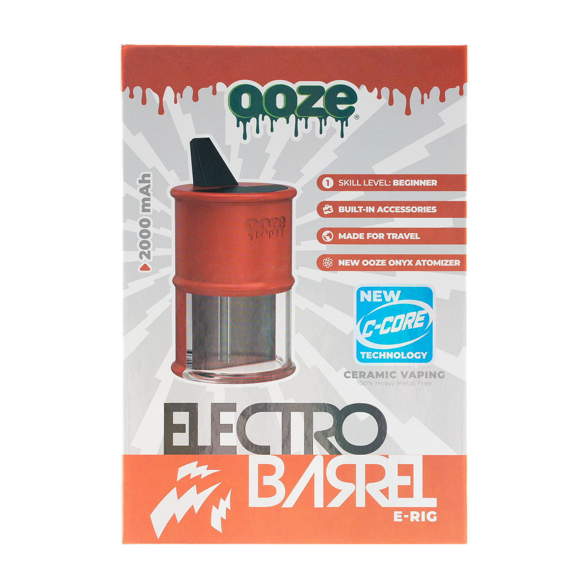 Ooze Electro Barrel E-Rig – C-Core 2000 mAh