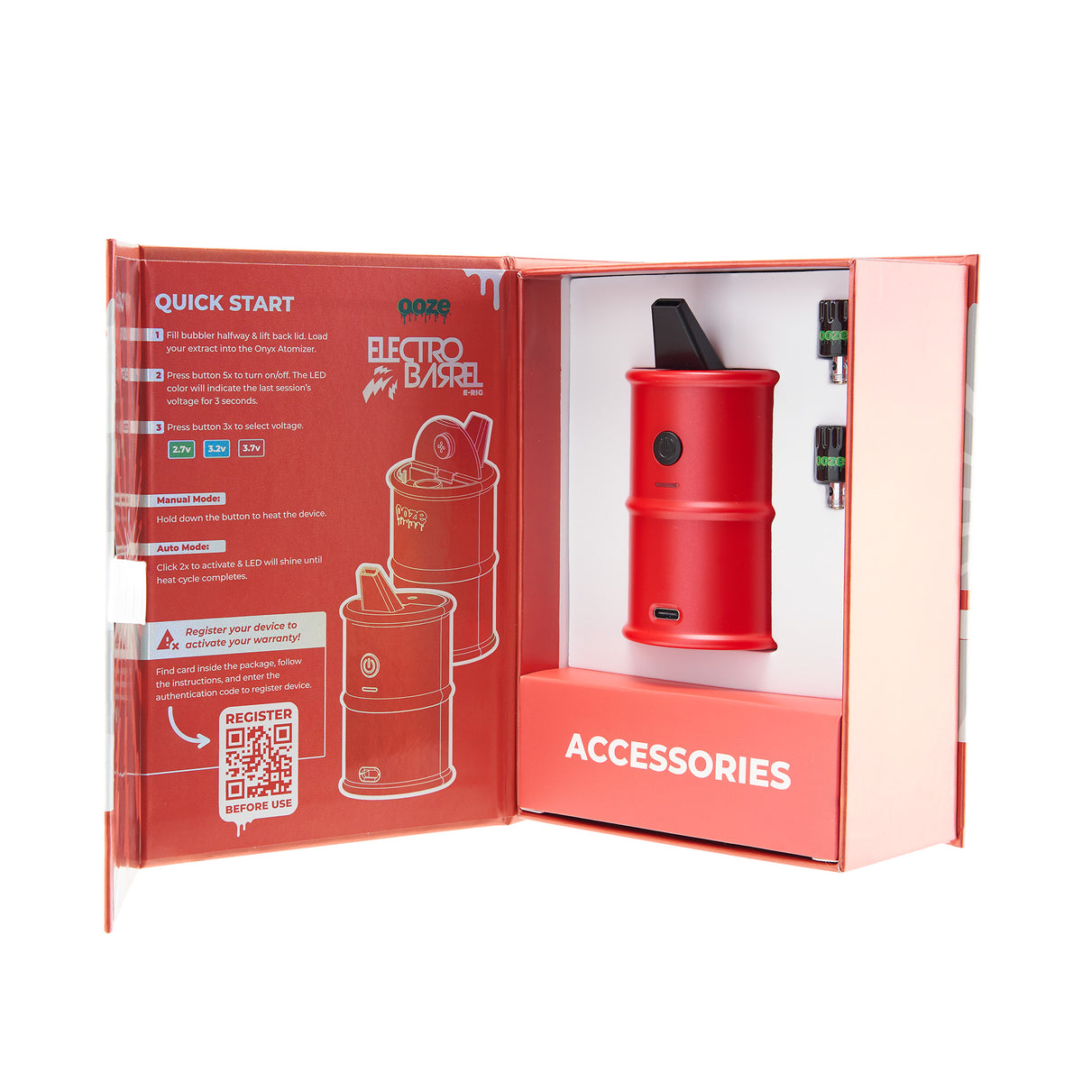 Ooze Electro Barrel E-Rig – C-Core 2000 mAh