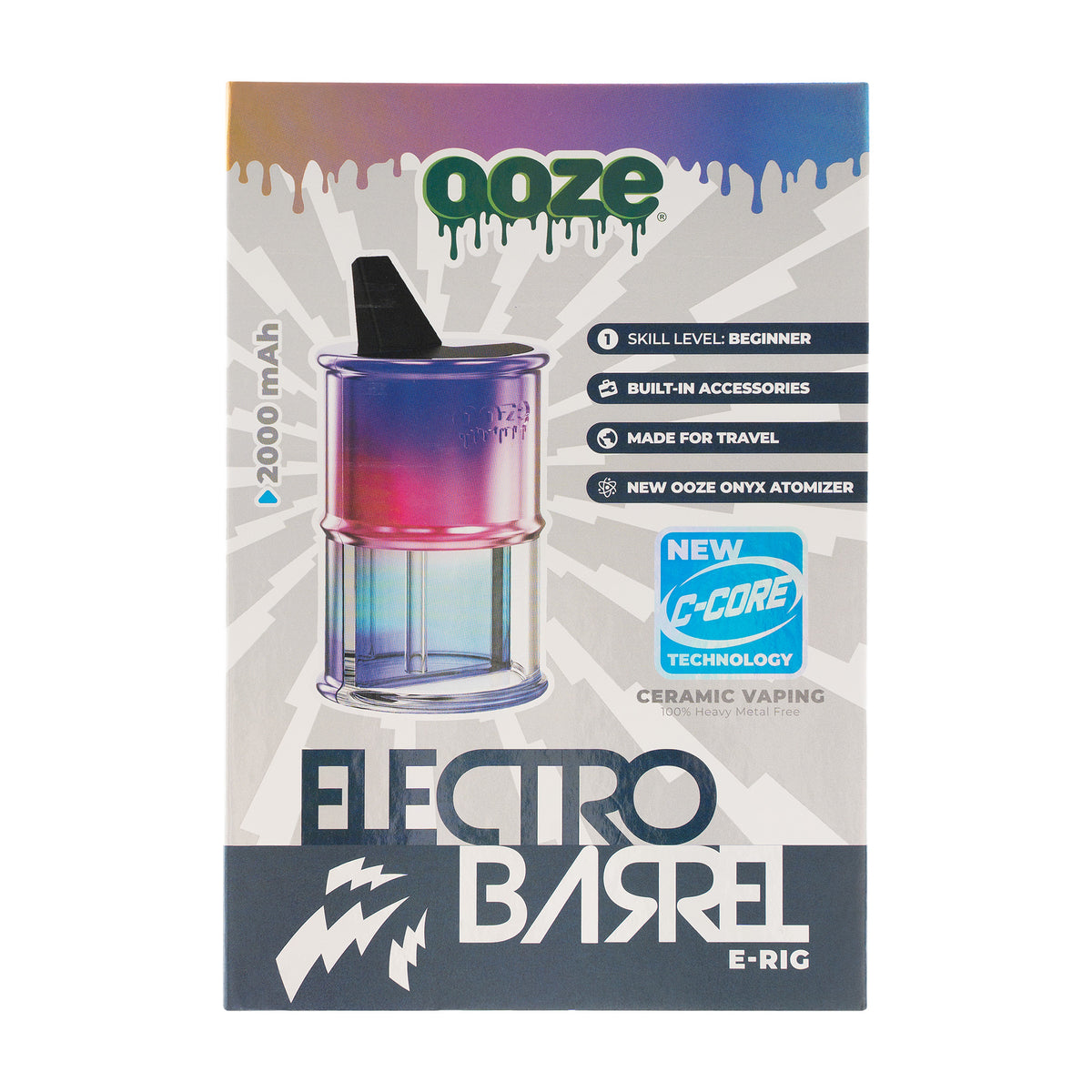 Ooze Electro Barrel E-Rig – C-Core 2000 mAh