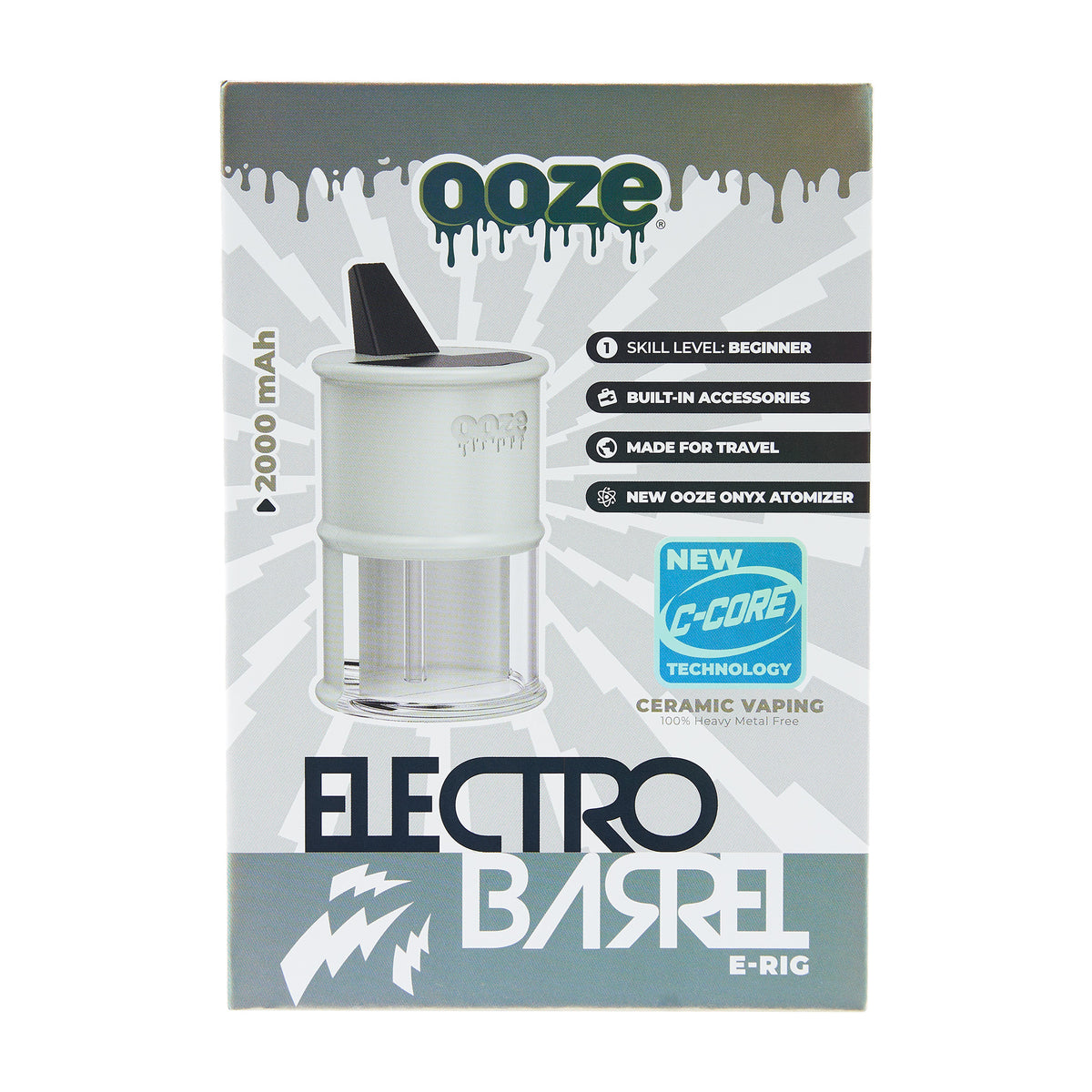 Ooze Electro Barrel E-Rig – C-Core 2000 mAh