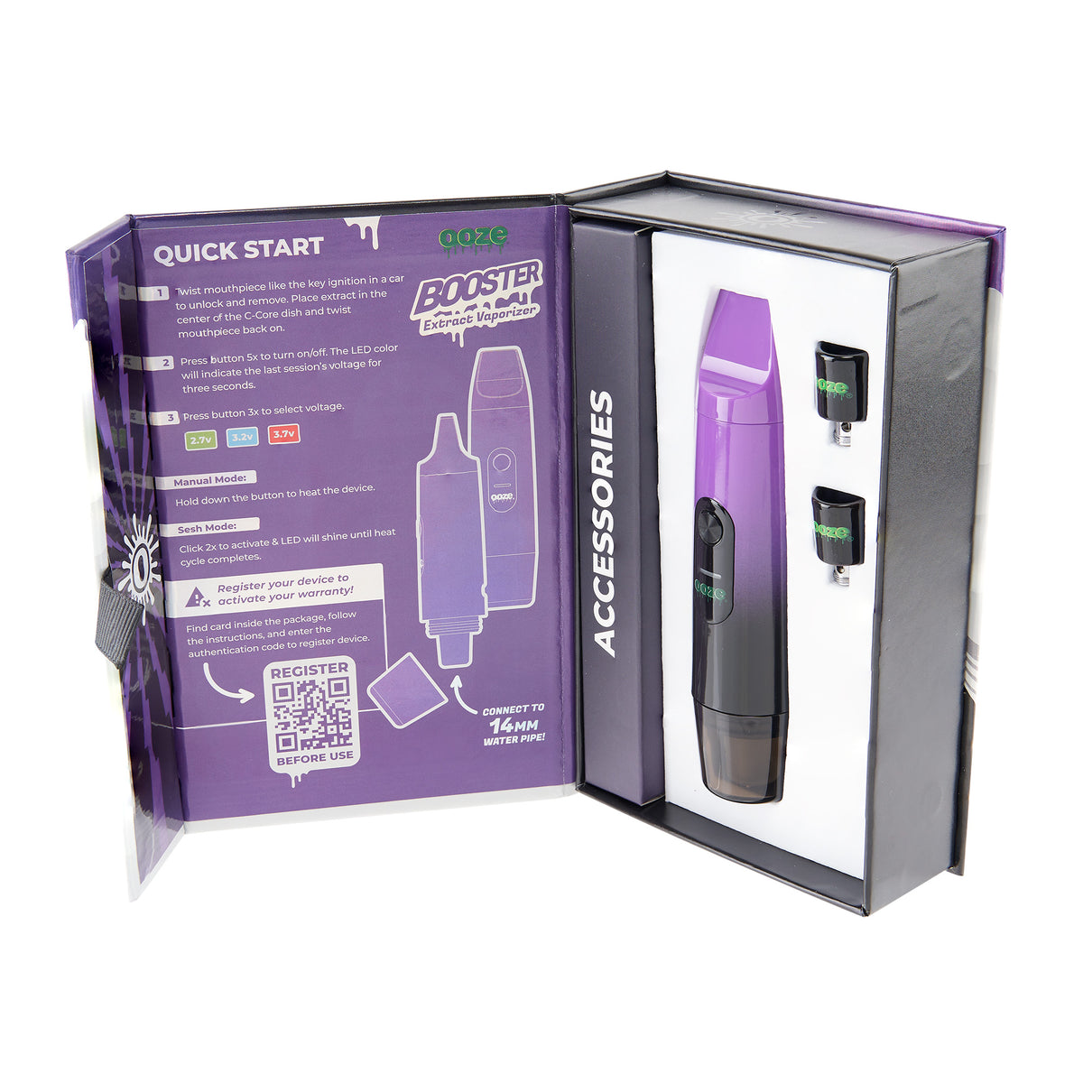 Ooze Booster Extract Vaporizer – C-Core 1100 mAh