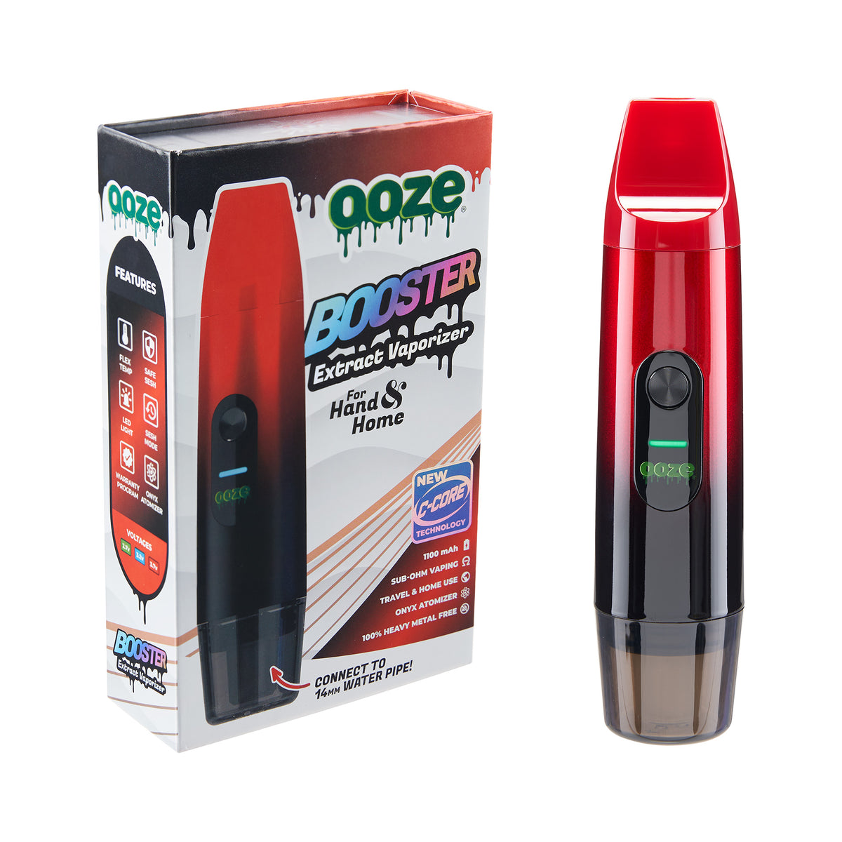 Ooze Booster Extract Vaporizer – C-Core 1100 mAh
