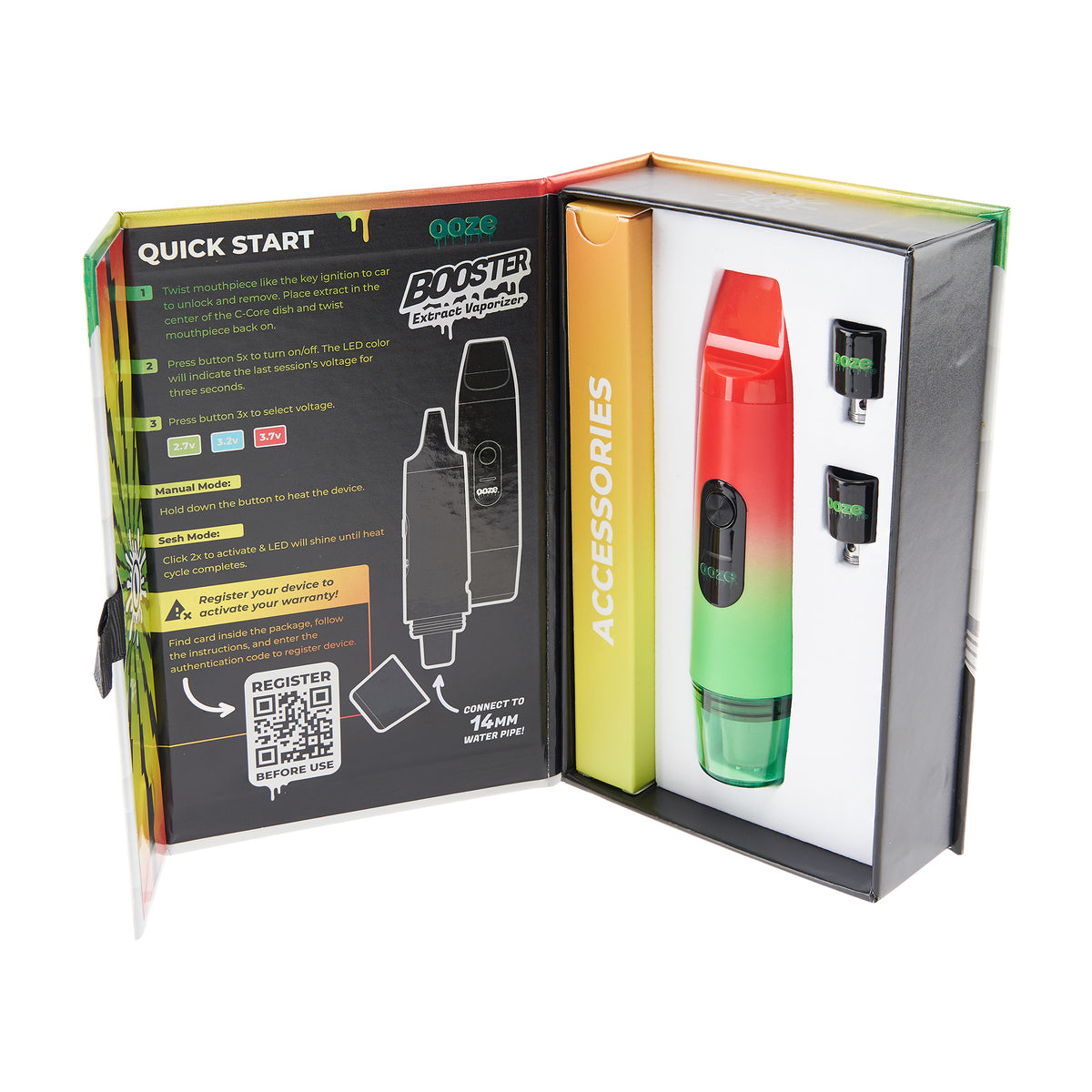 Ooze Booster Extract Vaporizer – C-Core 1100 mAh
