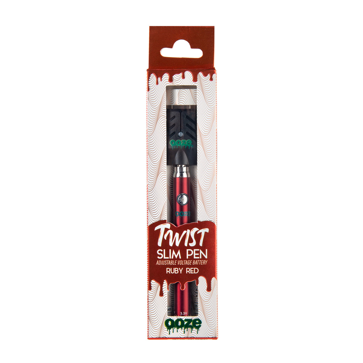 Ooze Slim Twist 510 Thread 320 mAh CBD Vape Pen Battery + USB Charger