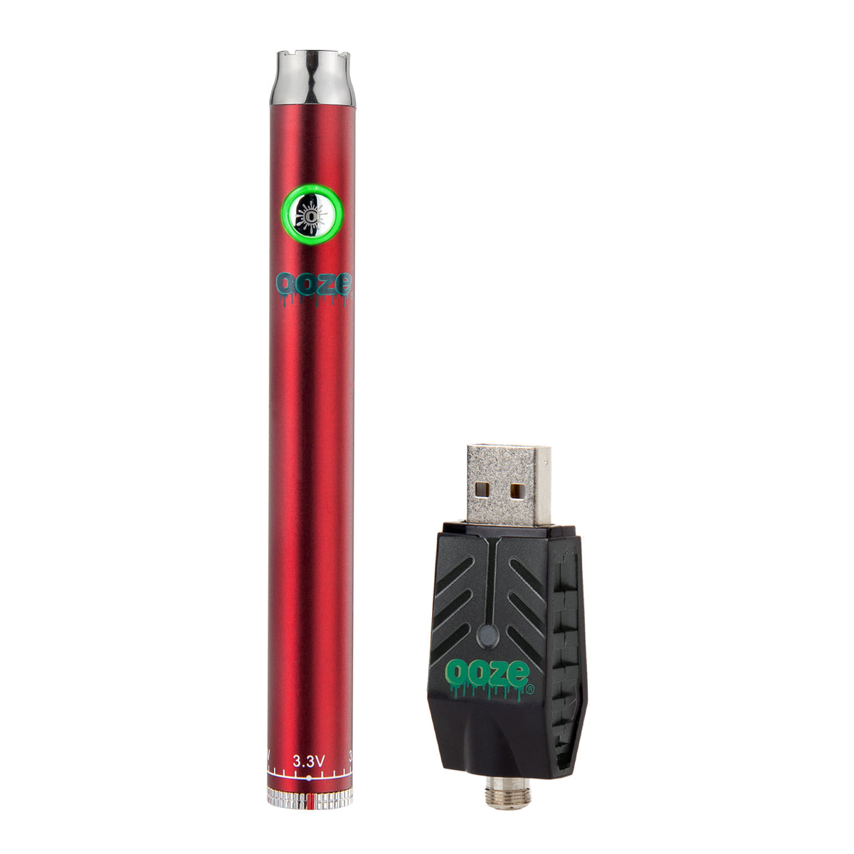 Ooze Slim Twist 510 Thread 320 mAh CBD Vape Pen Battery + USB Charger