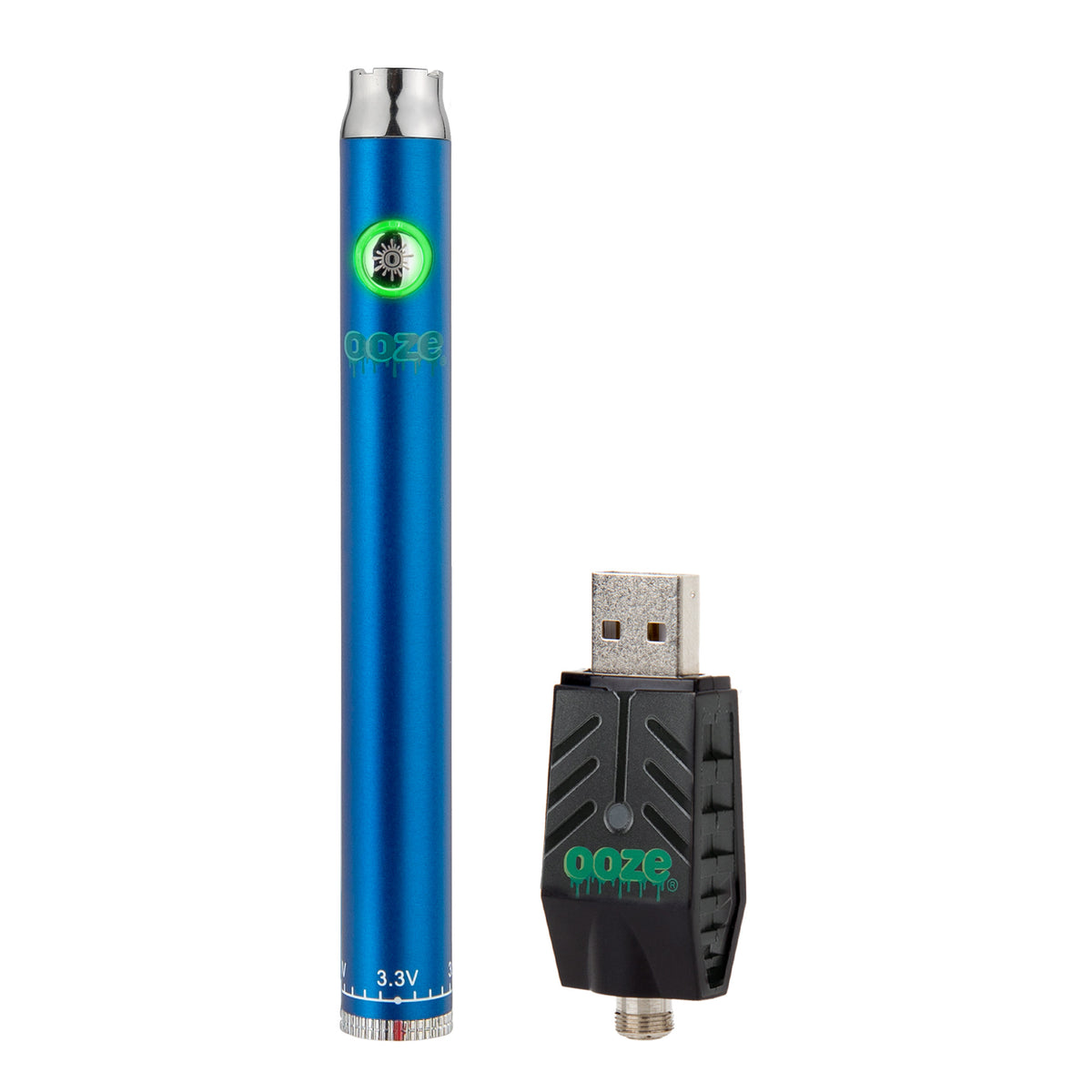 Ooze Slim Twist 510 Thread 320 mAh CBD Vape Pen Battery + USB Charger