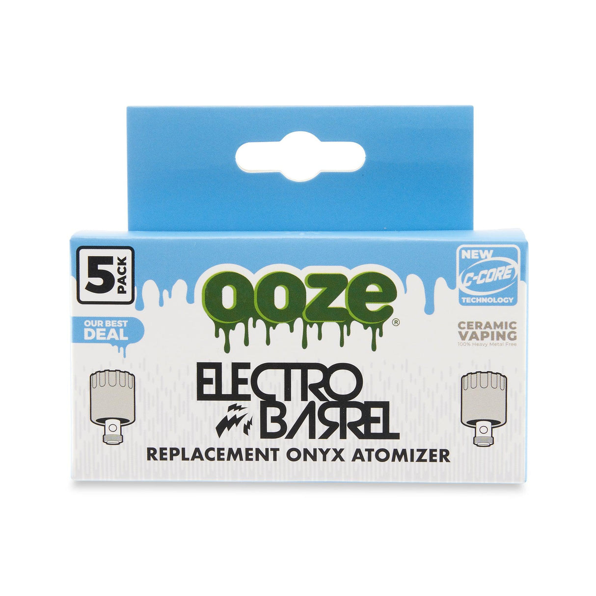 Ooze Electro Barrel Onyx Atomizer Replacement 5-Pack