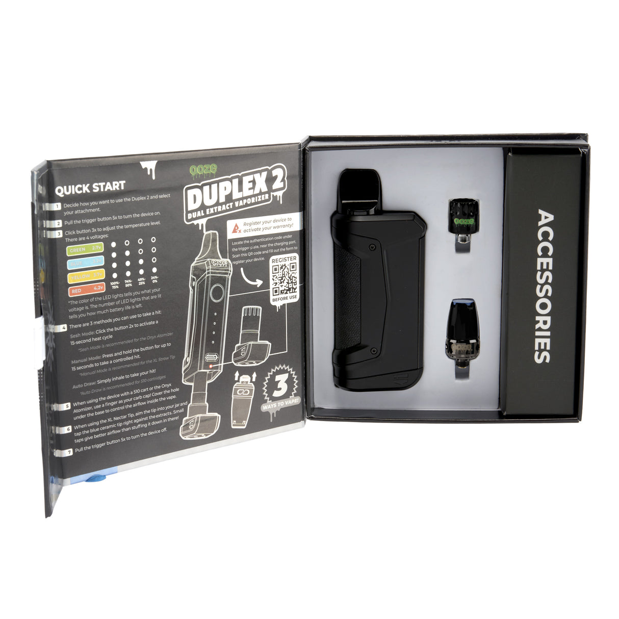 Ooze Duplex 2 Vaporizer– 900 mAh C-Core