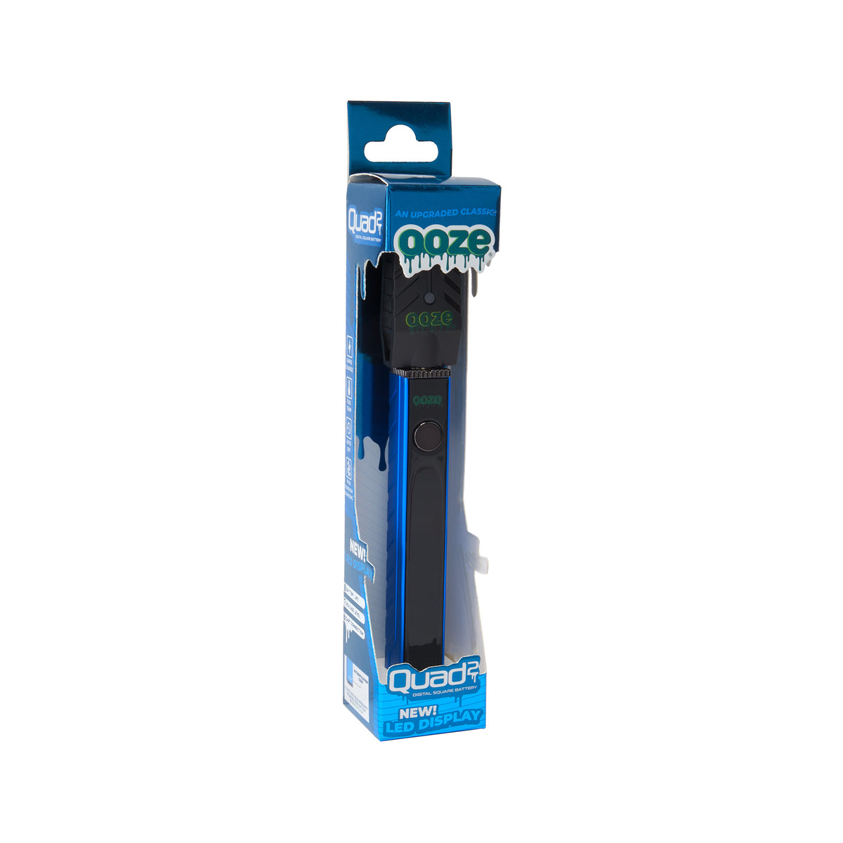 Ooze Quad 2 – 500 mAh Square 510 Vape Battery