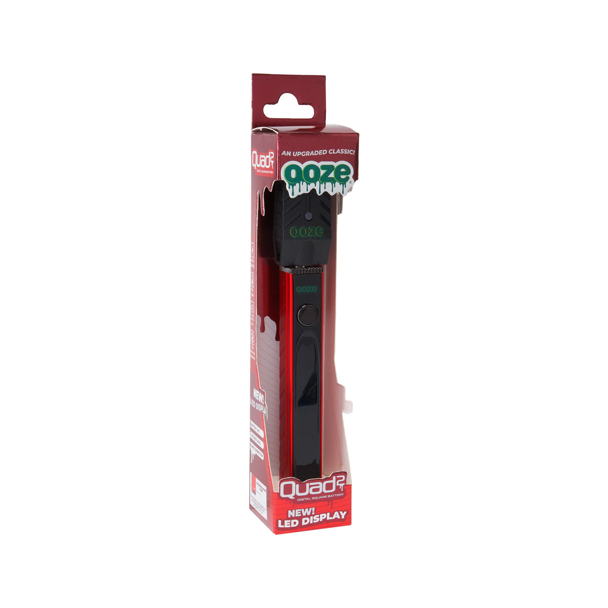 Ooze Quad 2 – 500 mAh Square 510 Vape Battery