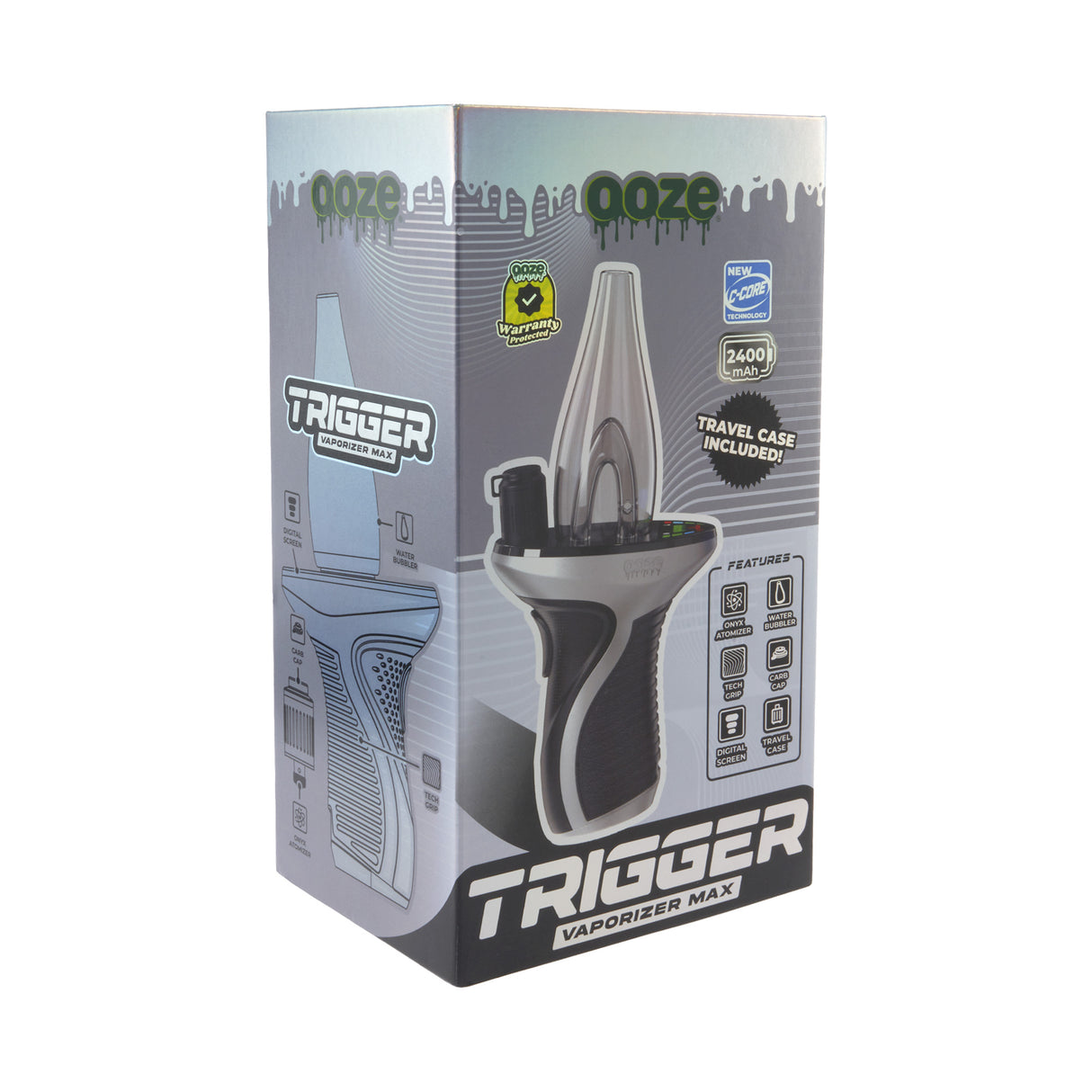 Ooze Trigger Vaporizer Max – 2400 mAh C-Core