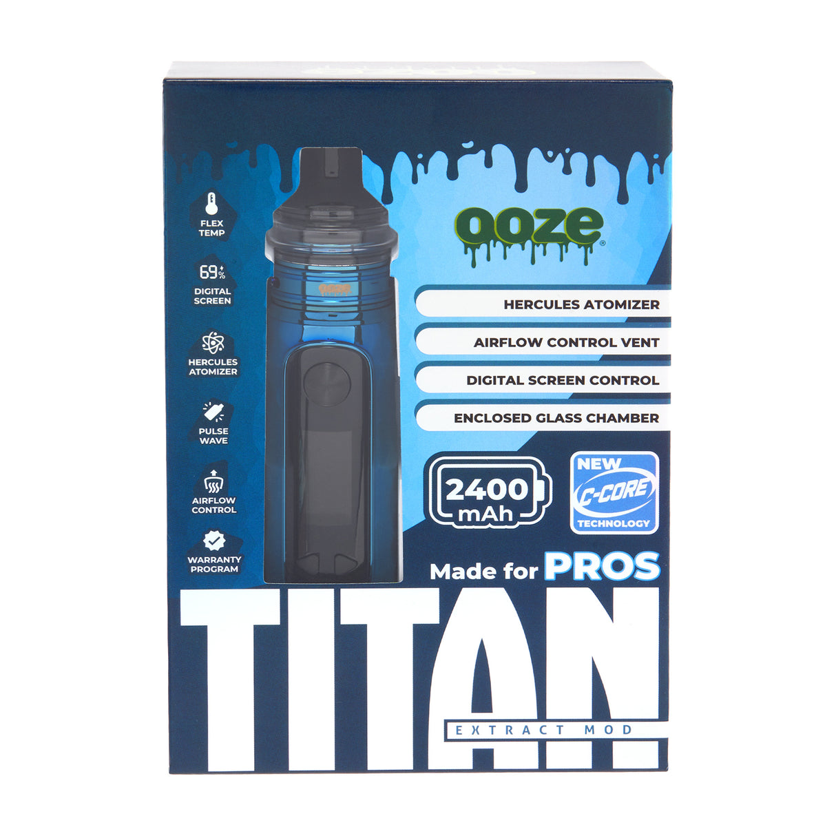 Ooze Titan Extract Mod – 2400 mAh C-Core