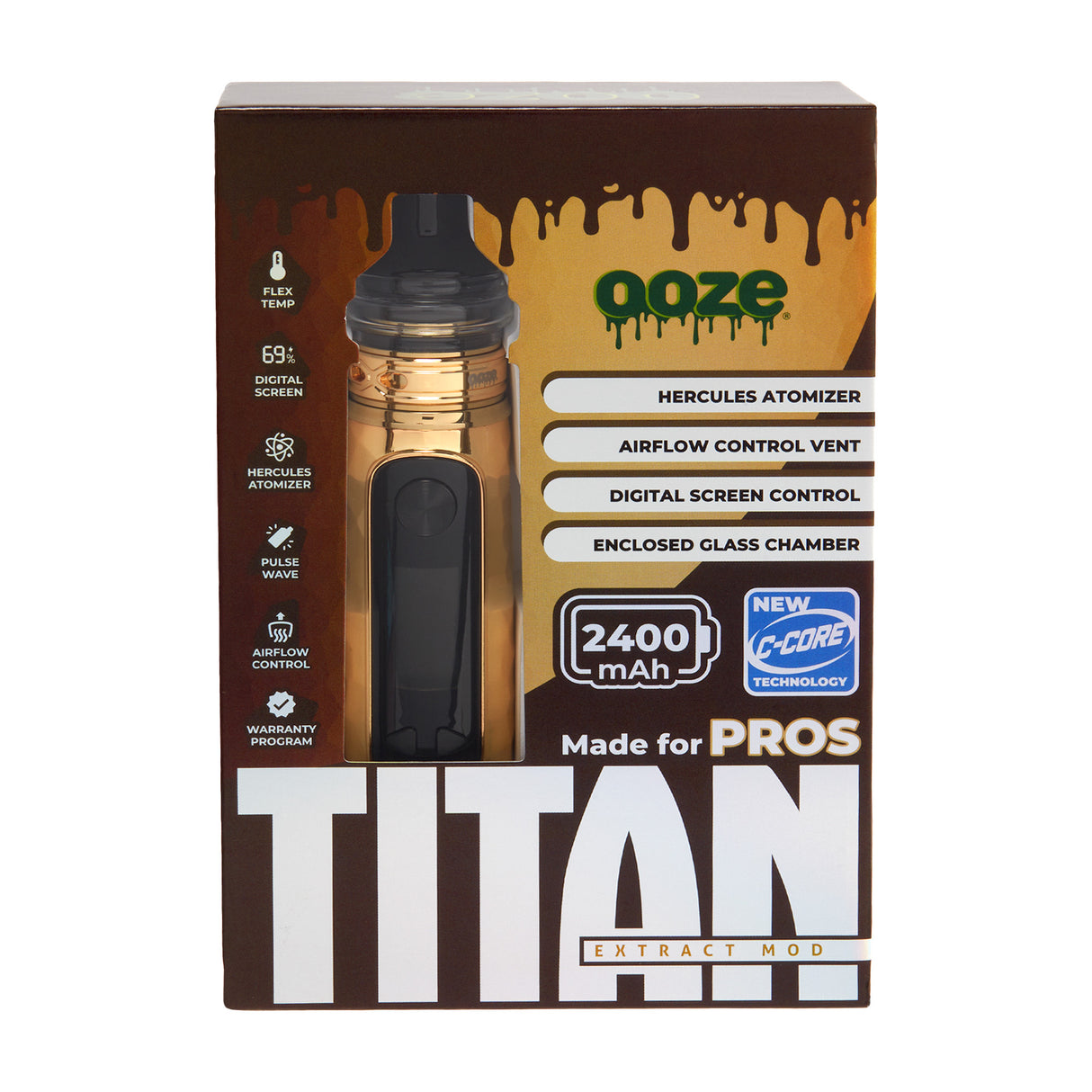 Ooze Titan Extract Mod – 2400 mAh C-Core