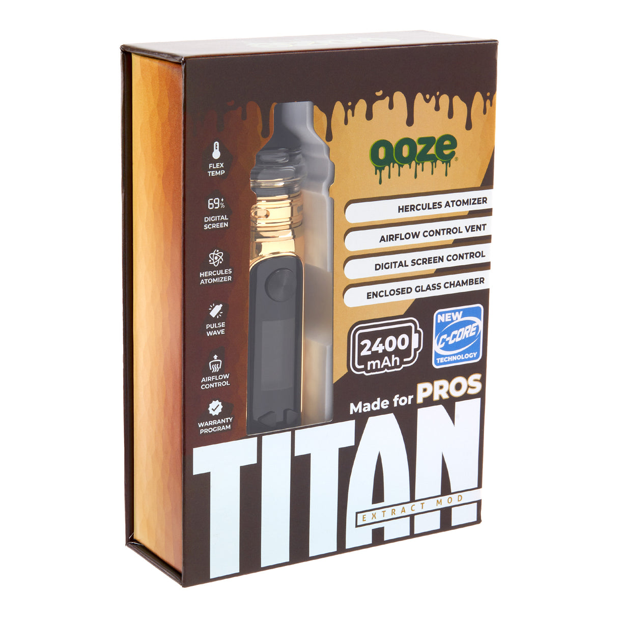 Ooze Titan Extract Mod – 2400 mAh C-Core