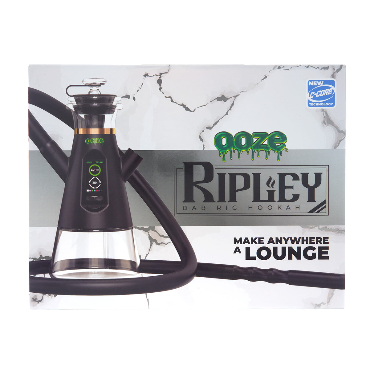 Ooze Ripley Dab Rig Hookah – 2400 mAh C-Core