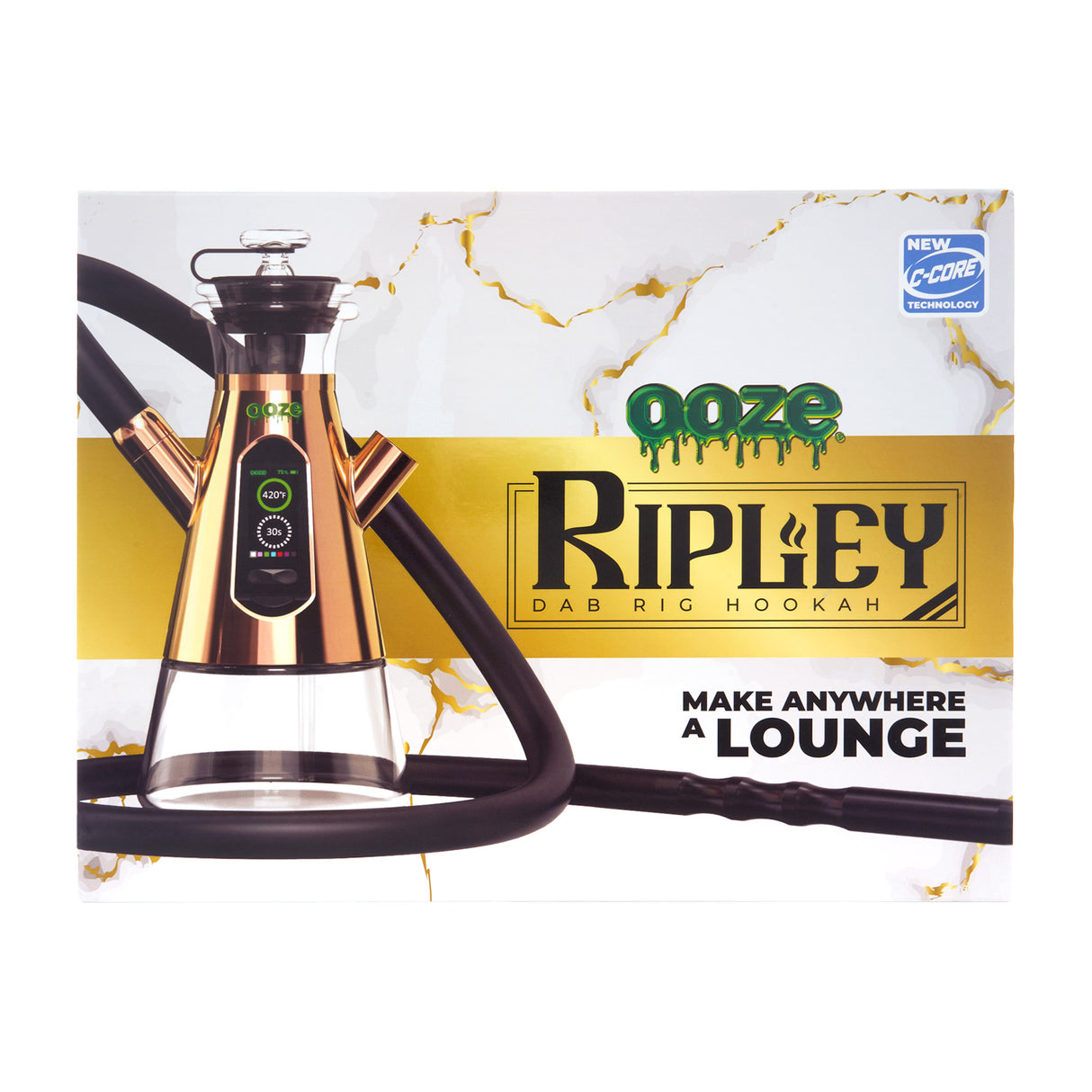 Ooze Ripley Dab Rig Hookah – 2400 mAh C-Core