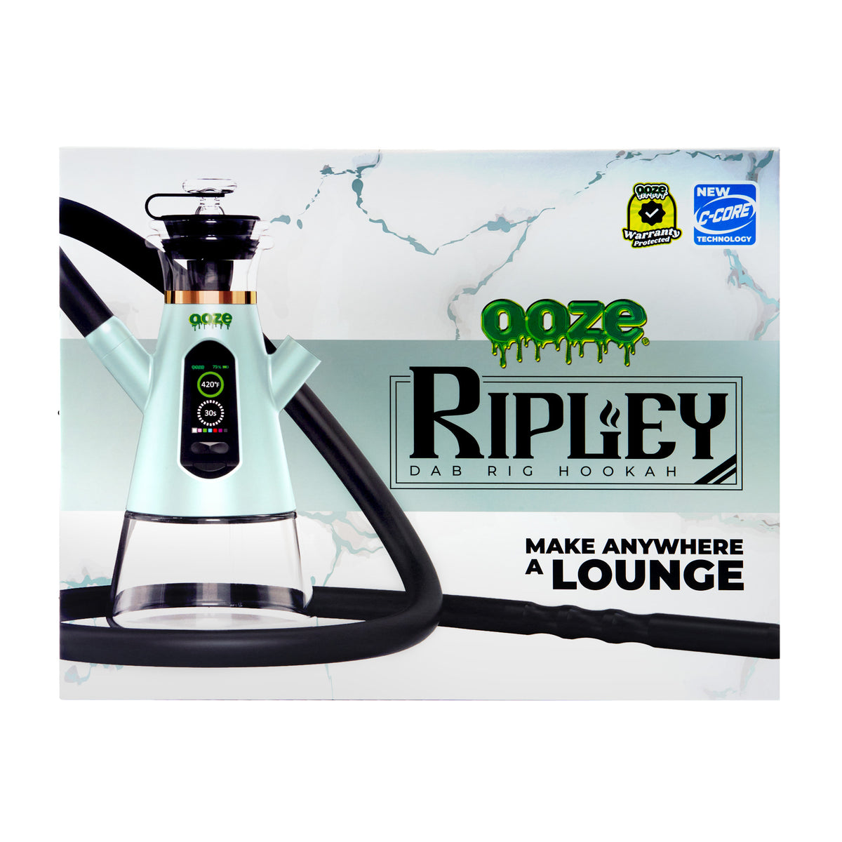 Ooze Ripley Dab Rig Hookah – 2400 mAh C-Core