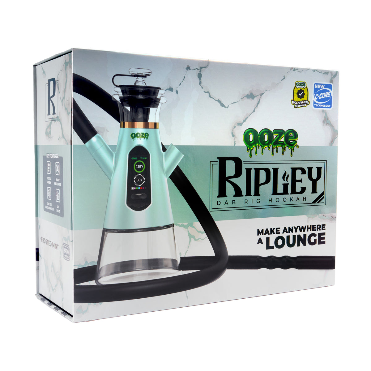 Ooze Ripley Dab Rig Hookah – 2400 mAh C-Core