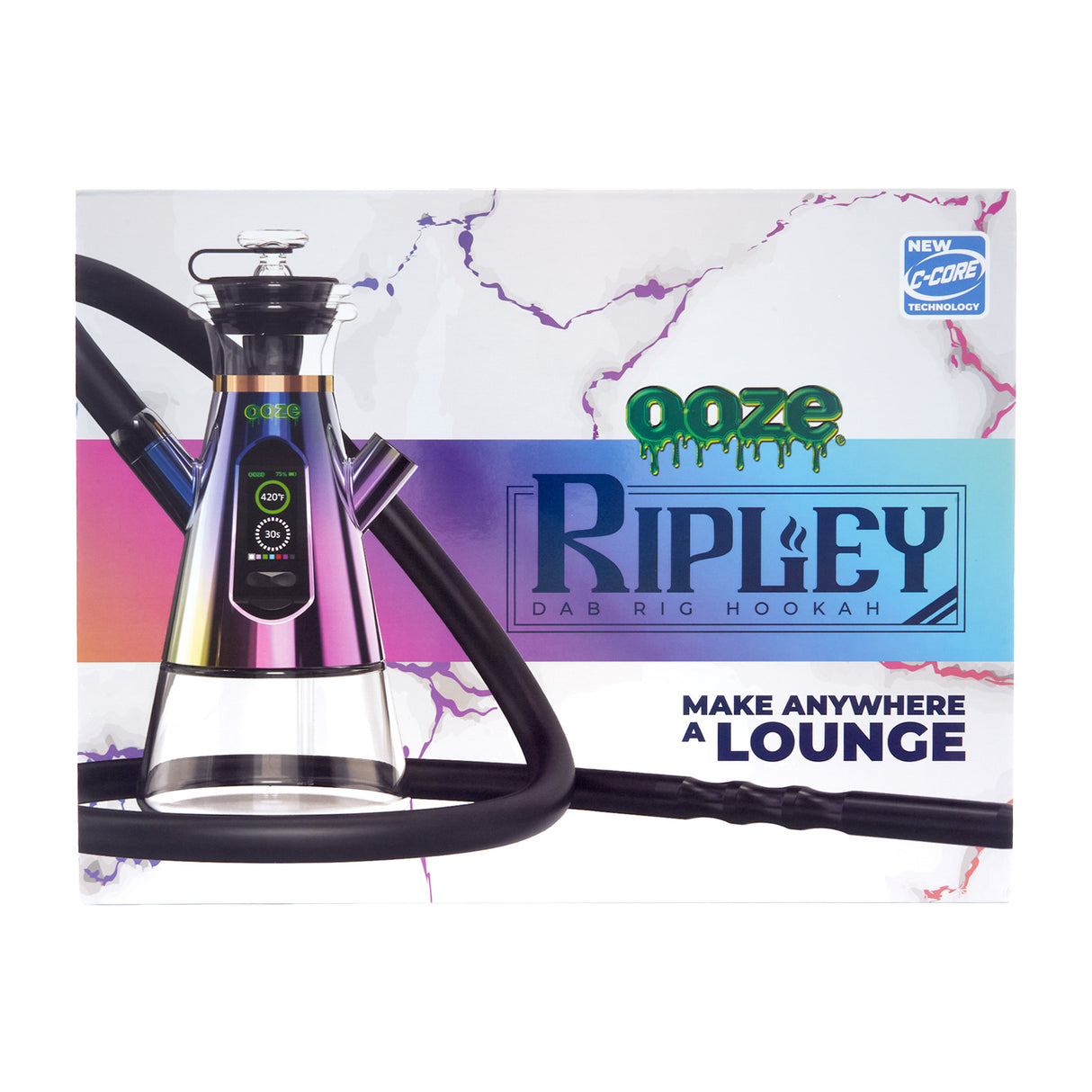 Ooze Ripley Dab Rig Hookah – 2400 mAh C-Core