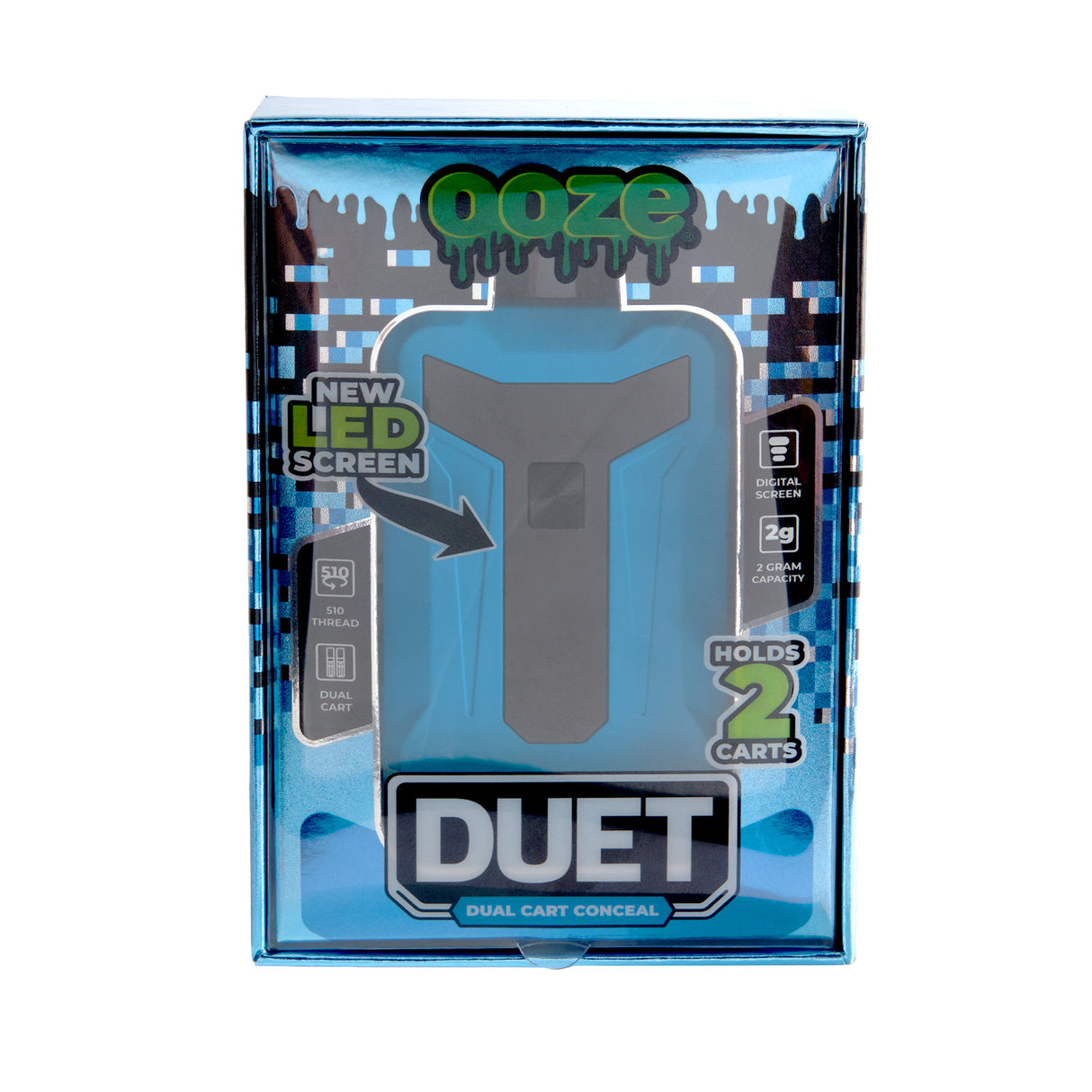 Ooze Duet - 650 mAh 510 Dual Conceal Cart Battery