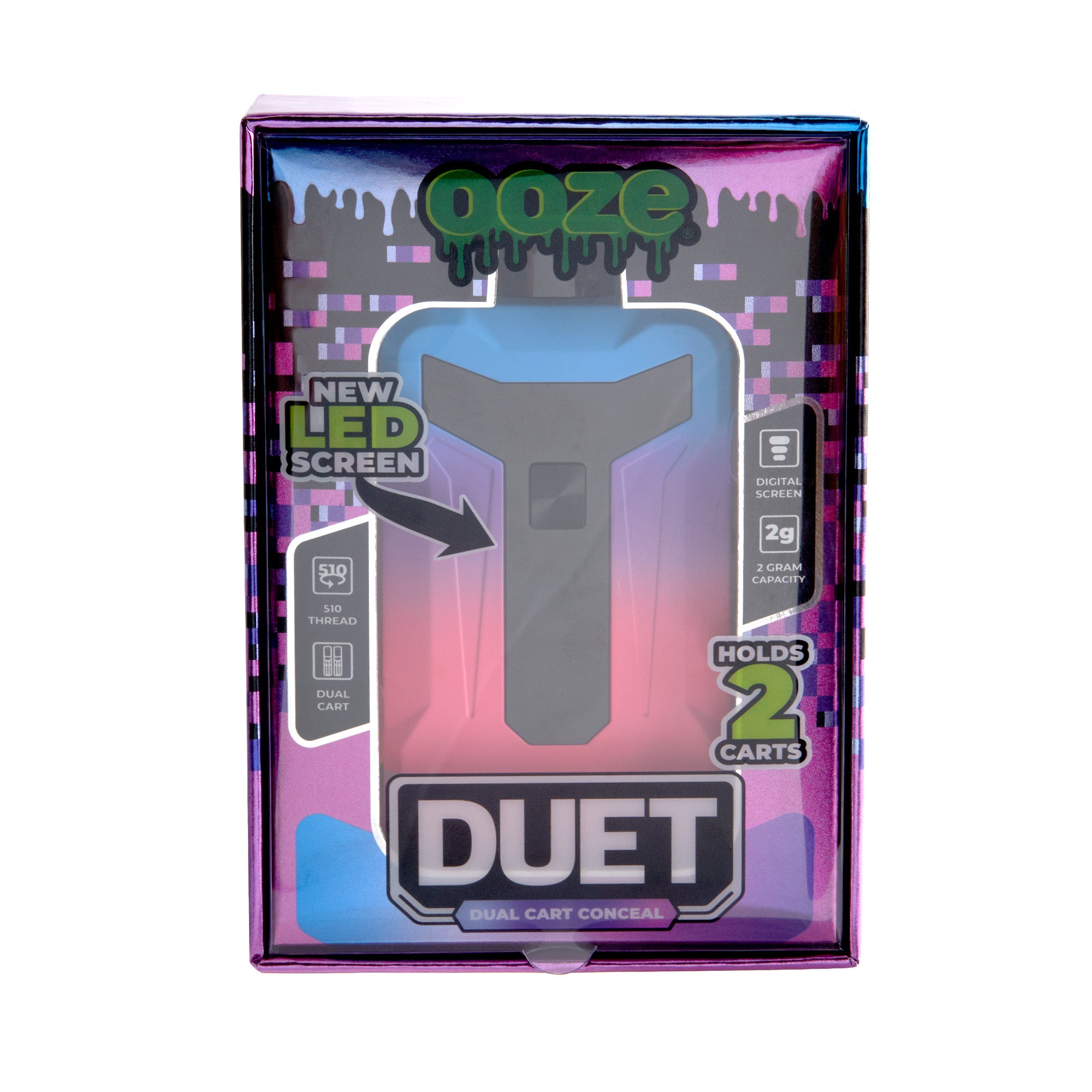 Ooze Duet - 650 mAh 510 Dual Conceal Cart Battery – Cannatron