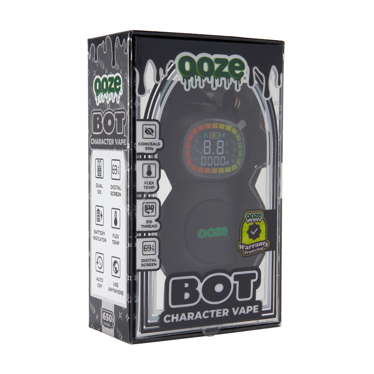 Ooze Bot – 650 mAh Character Vape Battery