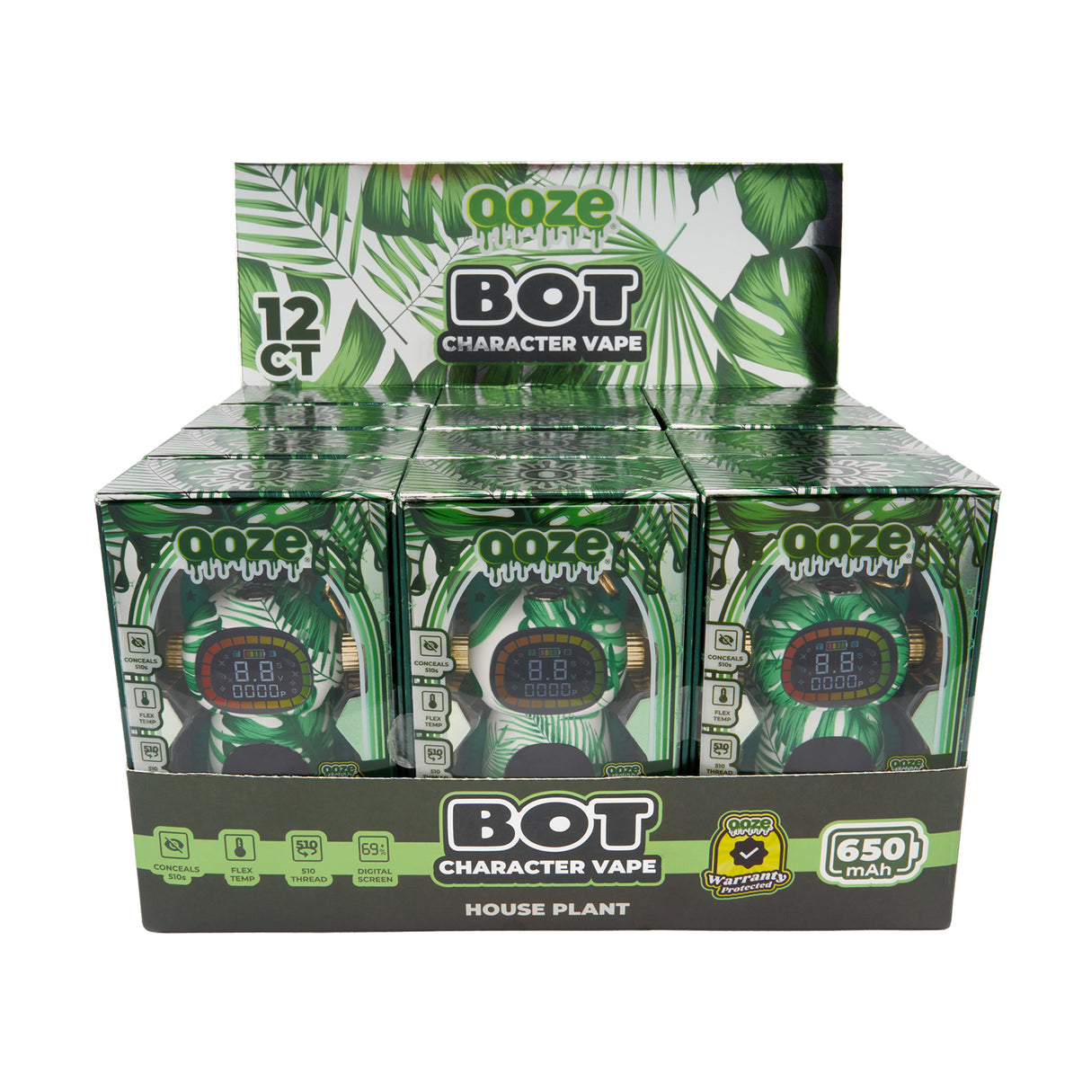 Ooze Bot – 650 mAh Character Vape Battery