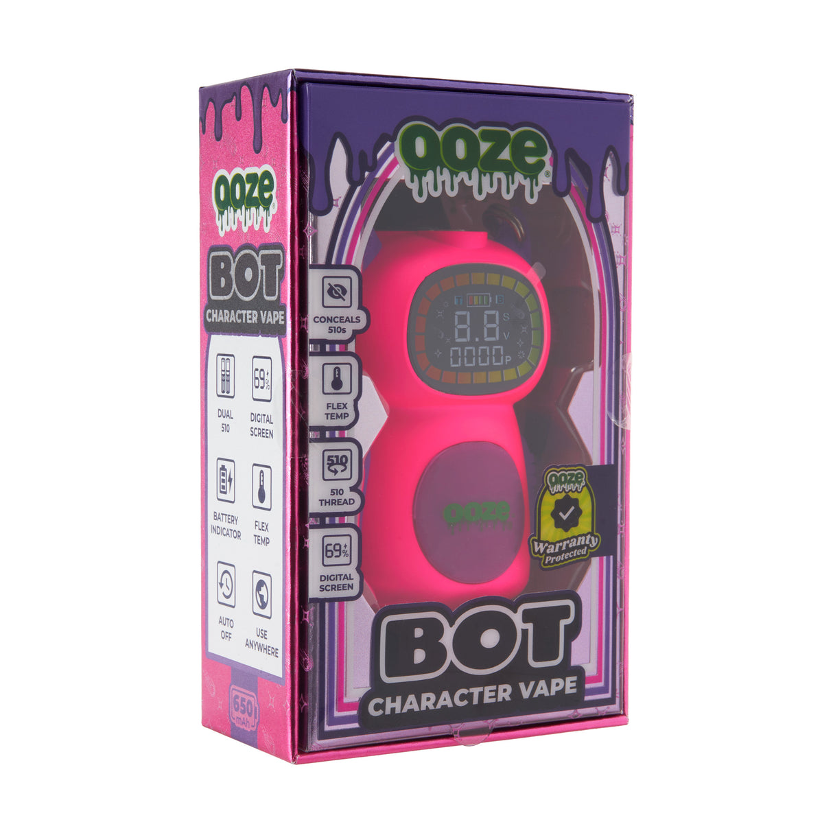 Ooze Bot – 650 mAh Character Vape Battery