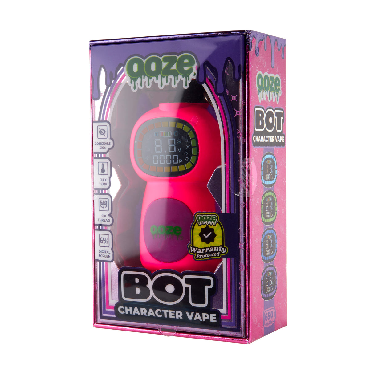 Ooze Bot – 650 mAh Character Vape Battery