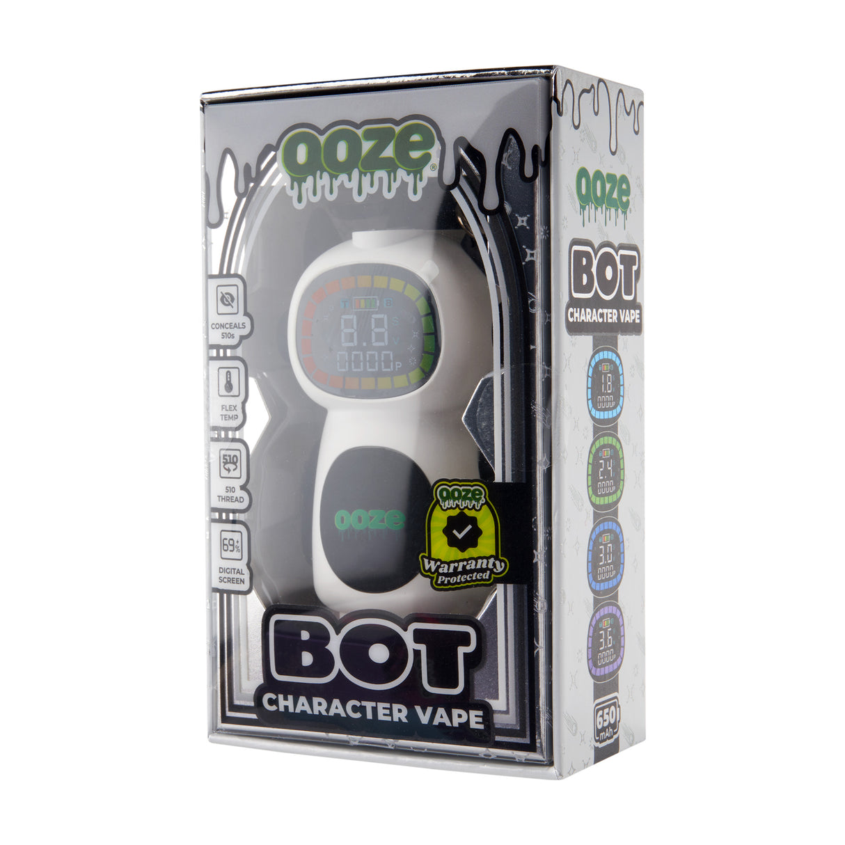 Ooze Bot – 650 mAh Character Vape Battery