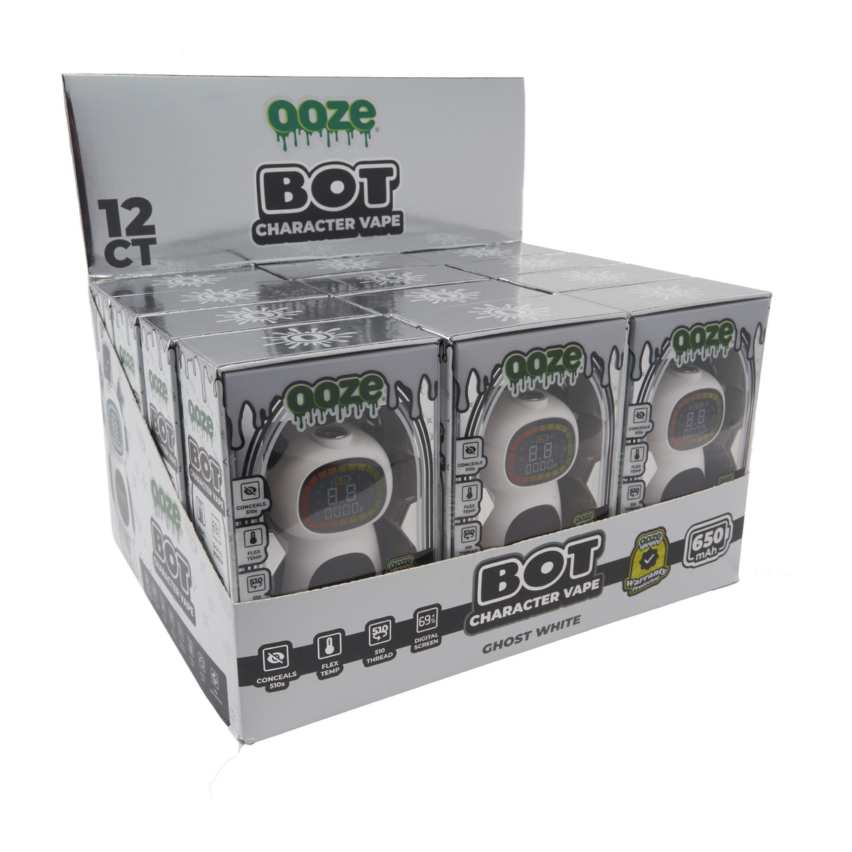 Ooze Bot – 650 mAh Character Vape Battery