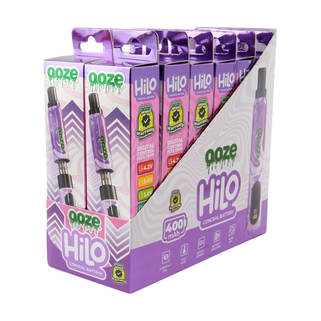 Ooze Hilo Conceal Battery – 400 mAh