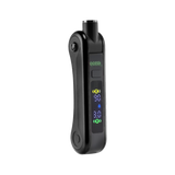 Black Ooze Hinge device with digital display on a white background