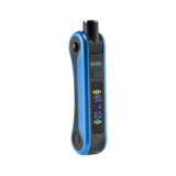 Blue Ooze Hinge electronic device with digital display on a white background