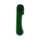 SIde view of green Hinge, 510 thread in closed position