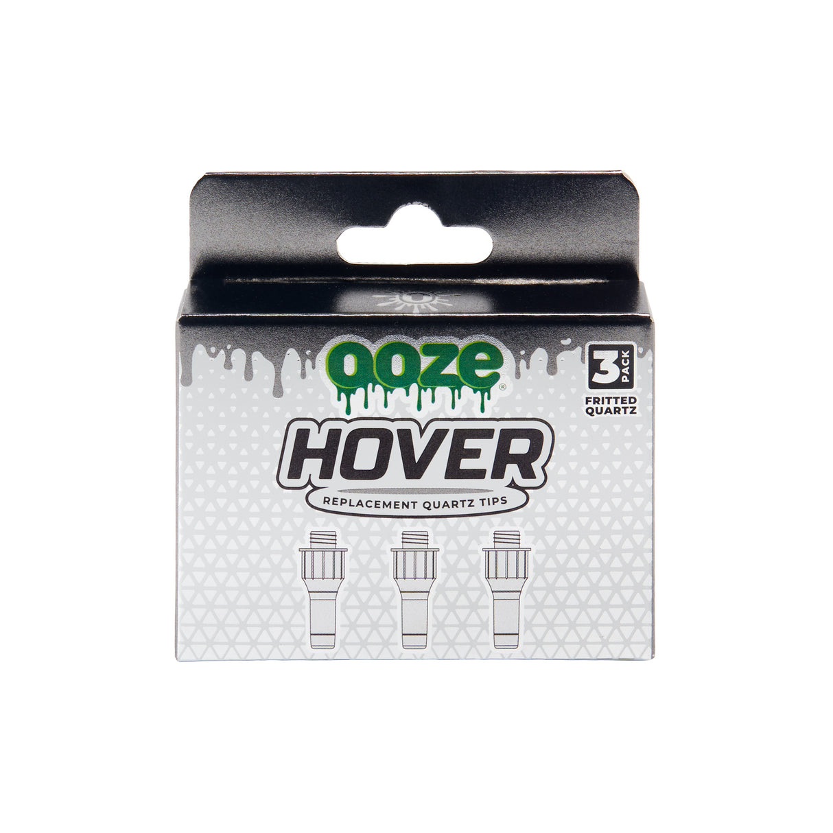 Ooze Hover – Fritted Quartz Tip Replacement 3-Pack