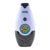 Purple Ooze Hover Concentrate Vaporizer with digital screen turned on, cap on