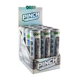 Angled view of black Pinch dry herb vape display