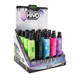 Angled view of the Ooze Hivo conceal battery 20ct display against a white background